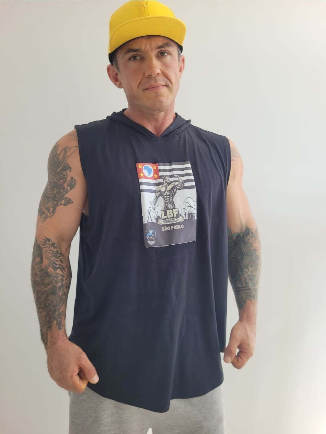 Camiseta Regata com Capuz Liga LBF